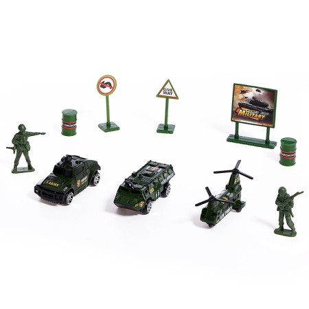 Game set "Special Technics", with 3 machines and accessories, color mix-11