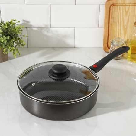 Socialist Forever, D = 26 cm, glass cover, removable handle, anti -stick coating, black color