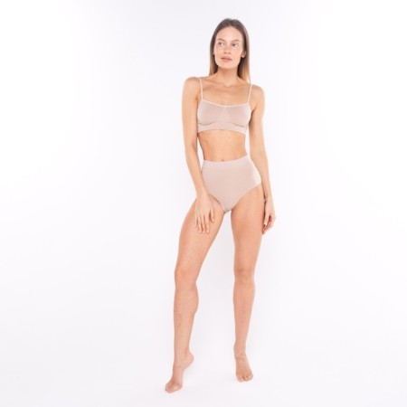 Panties female slips maxi, beige color, size 48-50 (l/xl)-1