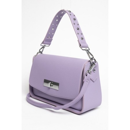 Women's bag, eco -leather, ludor purple, 27x10x18 cm-1