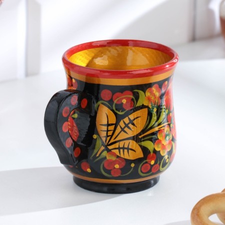 Cat for juice, hohloma-2