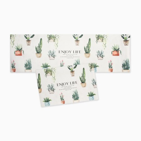 A set of rugs for the kitchen Ethel "Enjoy" 2 pcs, 38x58 cm, 38x118 cm