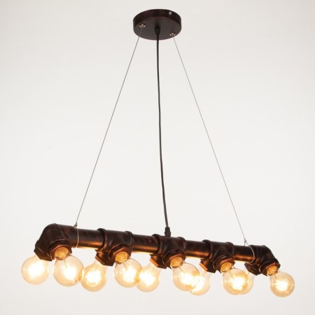 Sus "TUBO" 10he27 40W Black-Med 7x5x7-127cm Bayerlux-1