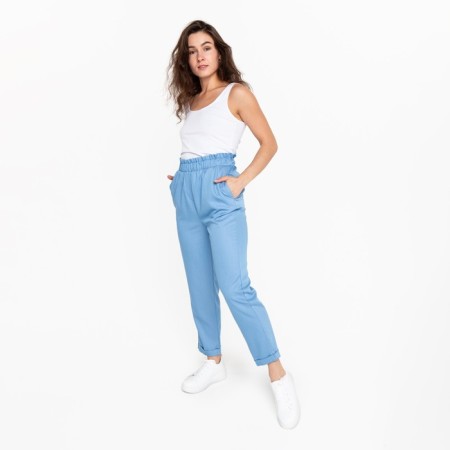 Women's pants, blue jeans, size 46