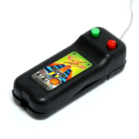 The Police machine, on remote control, works from batteries, mix-6