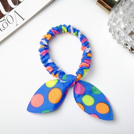 Hair gum "Funny ears" Lace peas, mix