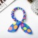 Hair gum "Funny ears" Lace peas, mix
