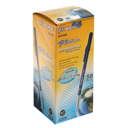 Ballic handle Beifa, node 0.7, blue ink, blue plastic case-3