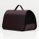 Bag-carrier for animals is hard without belt No. 2, 40x21x25 cm, nylon, brown