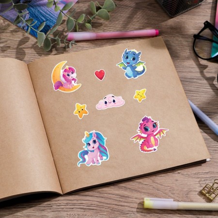 Paper stickers "Magic World", 11 × 16 cm-2