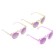 Sunscreen glasses, UV 400, lens 4.8x5 cm, width 13 cm, pipe 13 cm, mix