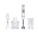JVC JK-HB5122, submersible blender, 1200 W, 600 ml, 5 speeds, white
