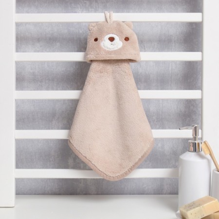 Lovelife hand towel "Bear", 39x21 cm, 100% PE, microfiber 280 g/m2
