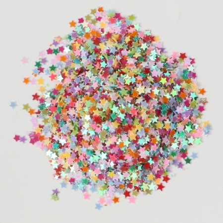 Glitter in the jar "Mix Star" rr 3 mm 6 g 5x2x2 cm-1