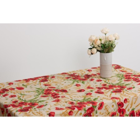 Mirha tablecloth "Papavero", 140x180 cm-2