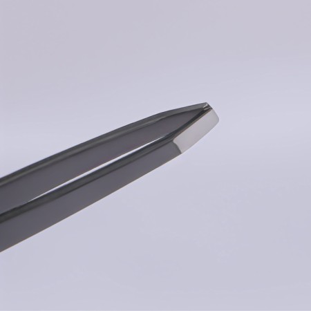 Pinzet begged, wide, 9.5 cm, black color-3