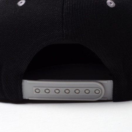Basebolka with a direct visor for the boy Minaku, size 56, black/gray color-6