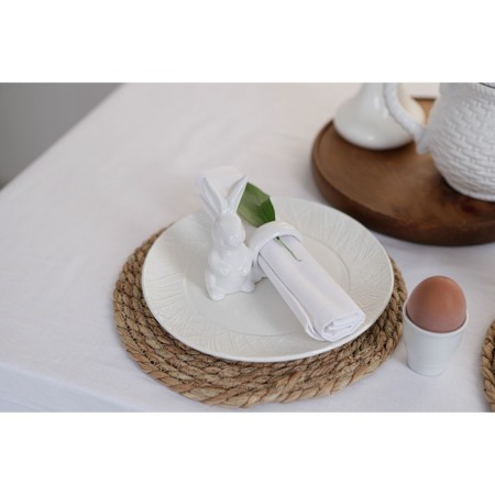 Ring for napkins “Bunny”, 9.1 × 4.3 × 10.5 cm, white color-5