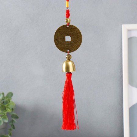 Metal bell "Four God" 1 bell d = 2.5 cm 37x5 cm-3