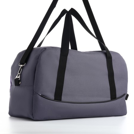 Women's sports bag, textura, average size, gray/lilac color-9