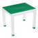 Children's table, 600x500x490 mm, green color