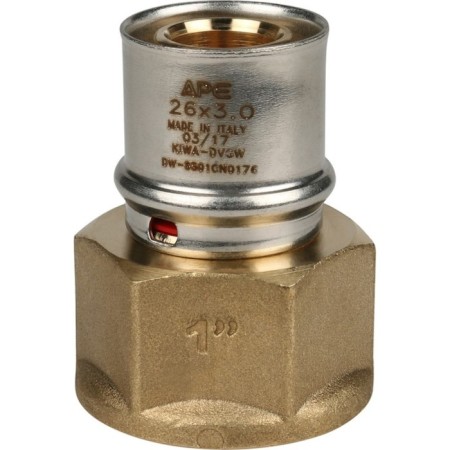 Stout SFP-0002-000126, 1 "x 26 mm, internal thread, brass-2