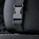Nabbage on the front seat, velor, size 55 x 150 cm, gray