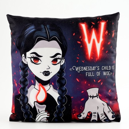 Decorative pillow "W-girl", 33 × 33 cm-1