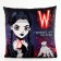 Decorative pillow "W-girl", 33 × 33 cm