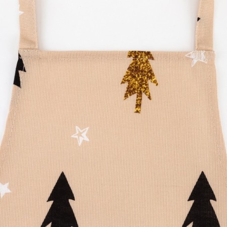 Apron "Dolyana" Christmas Mood 60x65cm, 100%HL, Rogozhka 164 g/m2-1