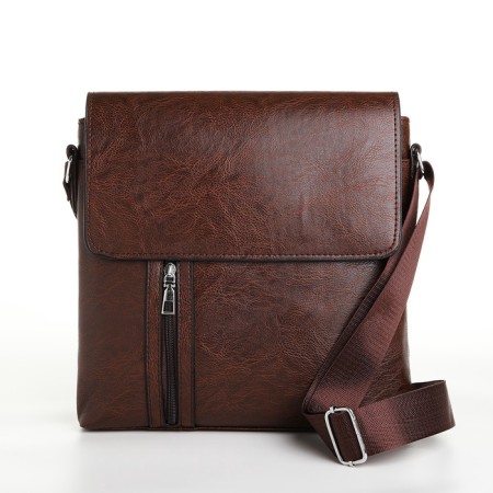 Male bag, brown color-1
