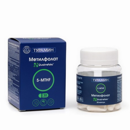 Turaramin 5-MTHF methylphulatory, 30 capsules of 0.3 g