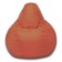 The hand-bag “pear” is positive, size l, diameter 80 cm, height 100 cm, oxford, orange color