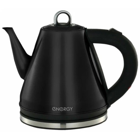 Electric kettle Energy E-263, metal, 1.2 l, 950 watts, black
