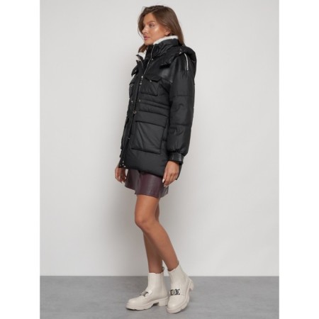 Winter jacket, size 52, black color-1