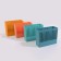 Organizer for storage "Classic", hinged, 3 sections, with an adhesive base, 18.5 × 14.3 × 7.5 cm, color mix