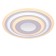 Freya FR6014CL-L98W Melody, 500x500x60 mm ceiling lamp, LED, 98W, 7600LM, white color