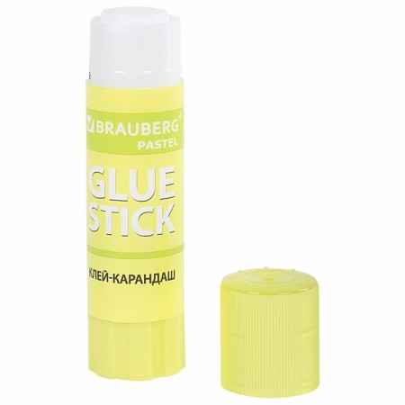 PVP 15 g glue Brauberg Pastel, 4pcs, blister 271250-4