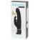 Happy Rabbit Realistic vibrator with clitoral stimulant, black