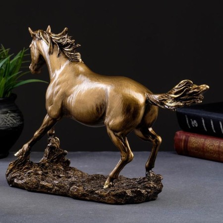 Figure "Running Horse" Bronze 35x9x22cm-1