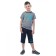 Children's costume Hi Bro !!!, height 110 cm, light-gray color