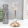 Summary metal per 1 candle "Transparency" Mix gold 26x12x12 cm