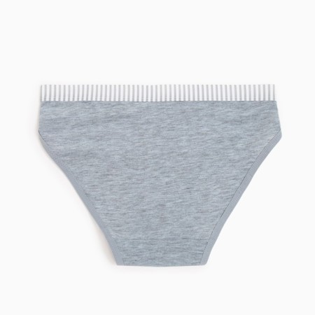 Panties female slips, gray color, rr 46-48-2