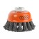 Patriot brush cup -shaped, d = 65 mm, M14, twisted wire