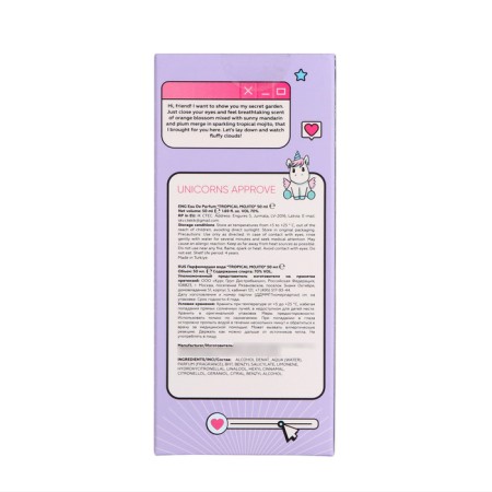 Women's perfumery water Unicorns Approve "Tropical Mojito", 50 ml-4