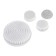 SR-03A face care device, moisture resistant, cleaning and peeling, 4 x AA, white