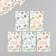 Cardboard "Thank you for the order" set 10 pcs (5 types) 4x6 cm