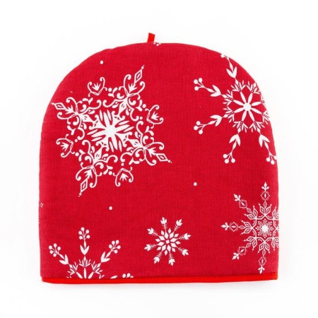 Growd on the kettle "White Snowflakes" 28x28cm, 100% hl., 164g/m2-3