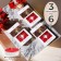 The candles of tea flavored "flowering garden" in gift boxes, 18 pcs