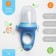 Nibbler for feeding with silicone mesh "bow", color mix